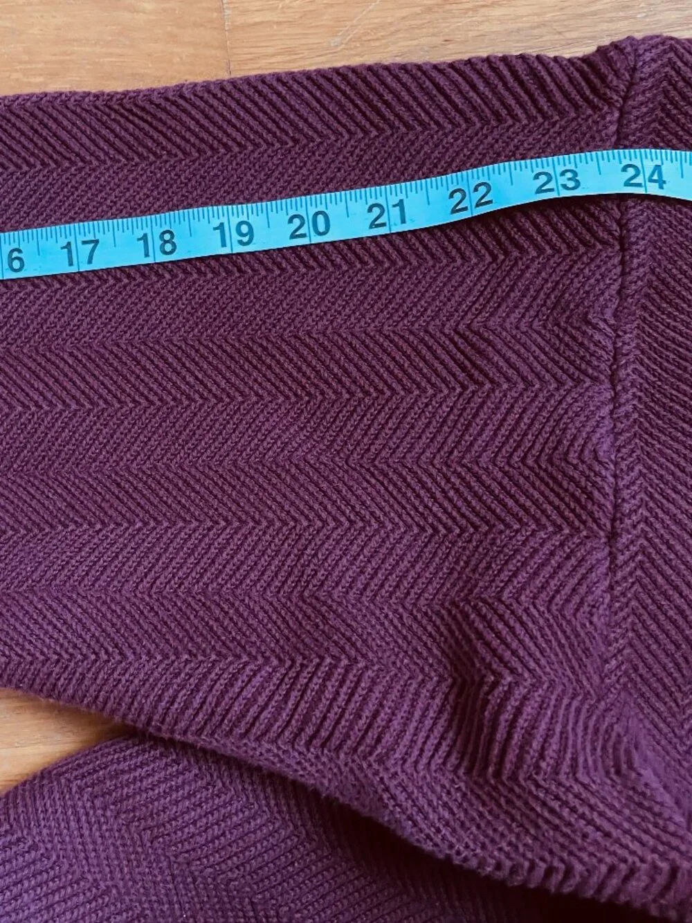 Vtg Chaps Ralph Lauren Herringbone Cotton Pullover Crewneck Sweater XL Burgundy